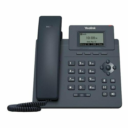 yealink sip t31g телефон sip 2 линии poe gige бп в комплекте IP телефон Yealink SIP-T30P без БП, 1371750