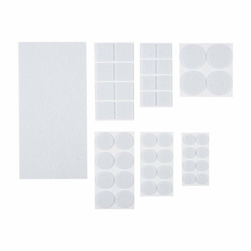 Протекторы для мебели самоклеящиеся Рыжий кот 45 шт белые 364₽