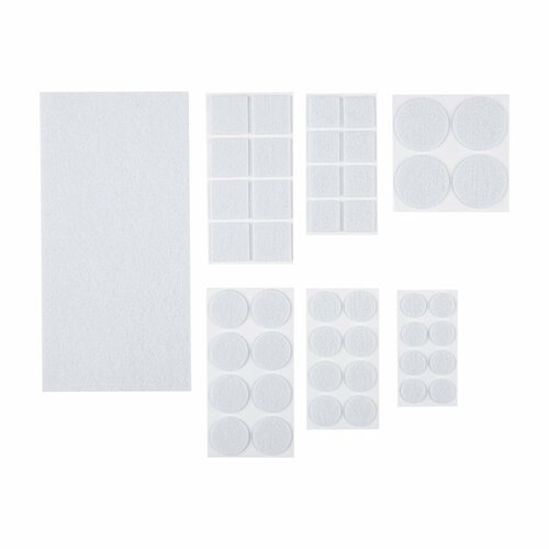 Протекторы для мебели самоклеящиеся Рыжий кот 45 шт белые 377₽