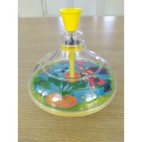 Юла прозрачная "Elefantino" Репка", цвет: желтый пластик, в к 12,5x13x12,5   ...