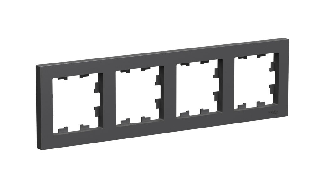 Systeme Electric AtlasDesign Базальт Рамка 4-ая, универсальная ATN001404