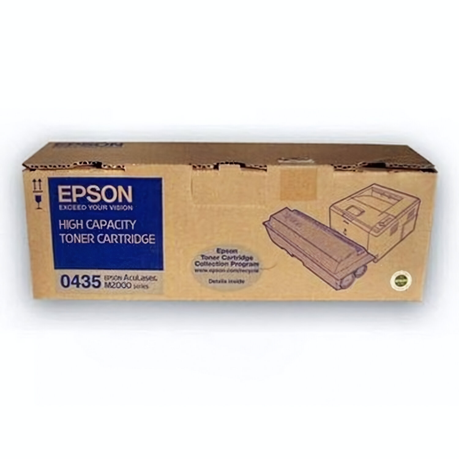 C13S050435 Тонер-картридж Epson 0435 AcuLaser M2000 черный высокой емкости (8 000 стр.)