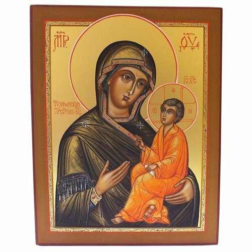Икона Тихвинская Божией Матери рукописная, арт ИРГ-039