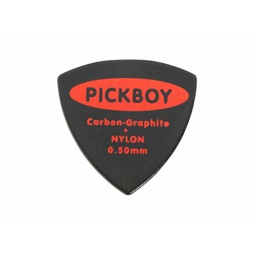 GP-22T/05 Triangle Carbon Nylon Медиаторы 50шт, толщина 0.50мм, Pickboy