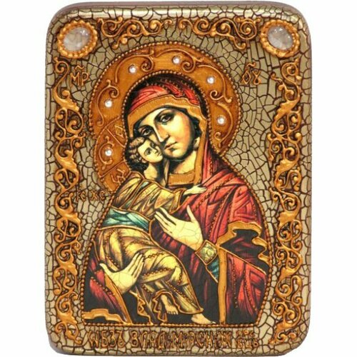 Икона Владимирская Божья Матерь, арт ИРП-362 икона божья матерь владимирская арт ирп 156