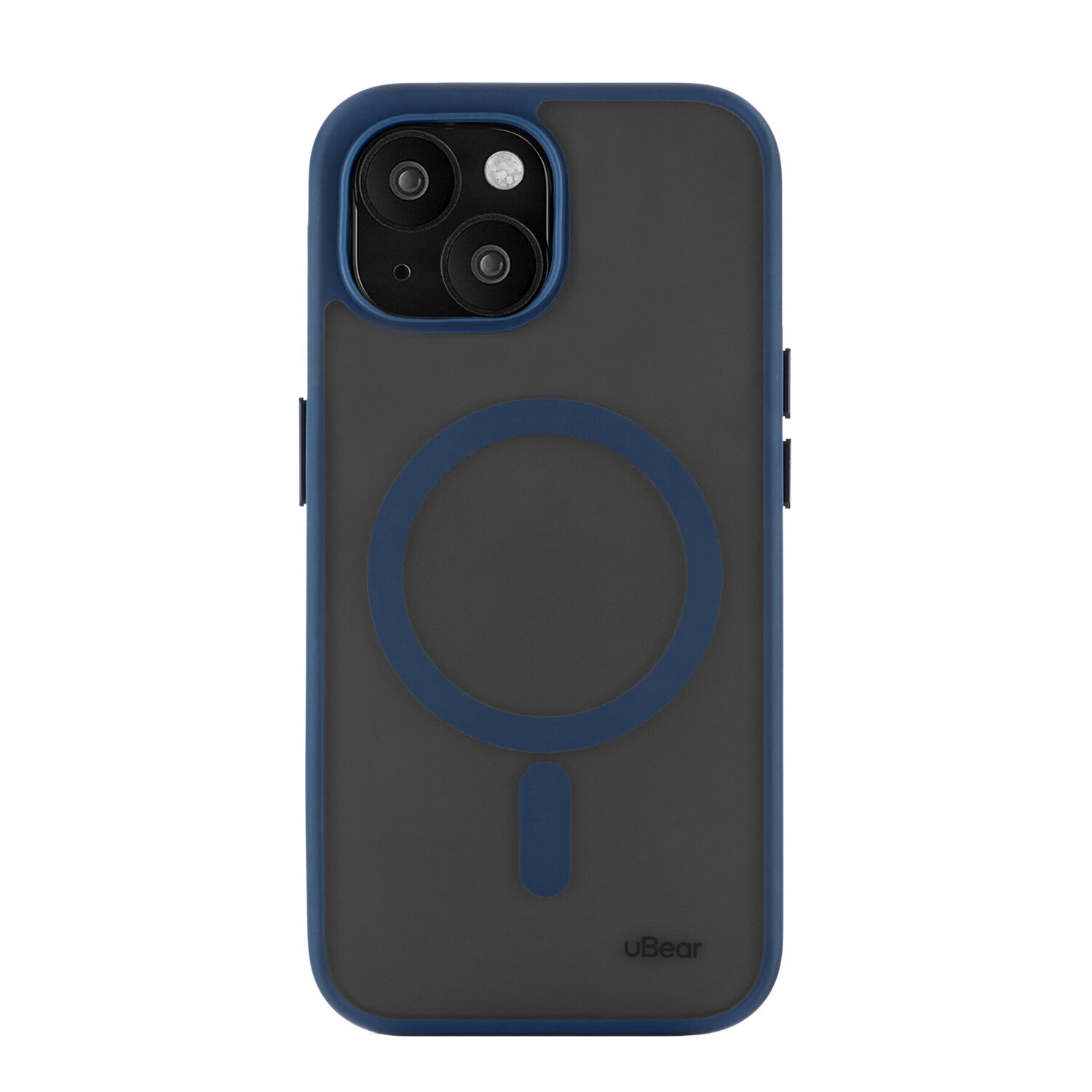 Чехол на iPhone 15 uBear Cloud Mag Case, MagSafe совместимый, усиленный, силк-тач — фото 1
