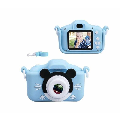 Детский цифровой фотоаппарат Компактный фотоаппарат Cute Little Mice Childrens Fun Camera Мышонок голубой 169000₽