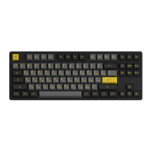 Игровая клавиатура AKKO 5087B Plus Black&Gold (V3 Cream Yellow)