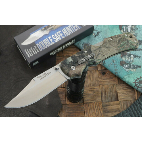 Складной нож Cold Steel Double Safe Hunter 23JE нож cold steel 23jc double safe hunter od green