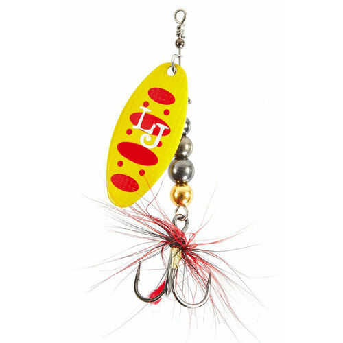 Блесна Lucky John SPIN-X ROUND-02 (5.0гр) # GR