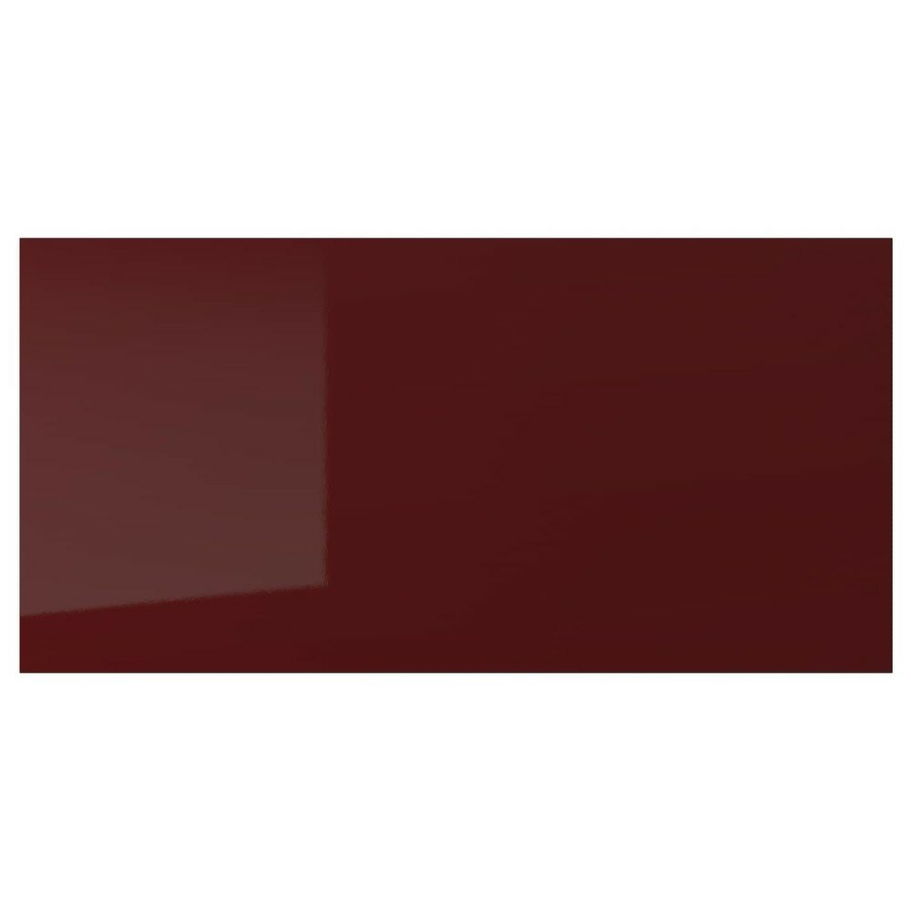 фото Фронтальная панель ящика, глянцевый темный красно-коричневый 80x40 см KALLARP 604.348.68