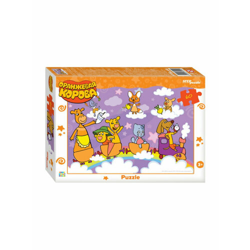 Игрушки Степ пазлы Пазл 60 Оранжевая корова 81039 Степ /48/