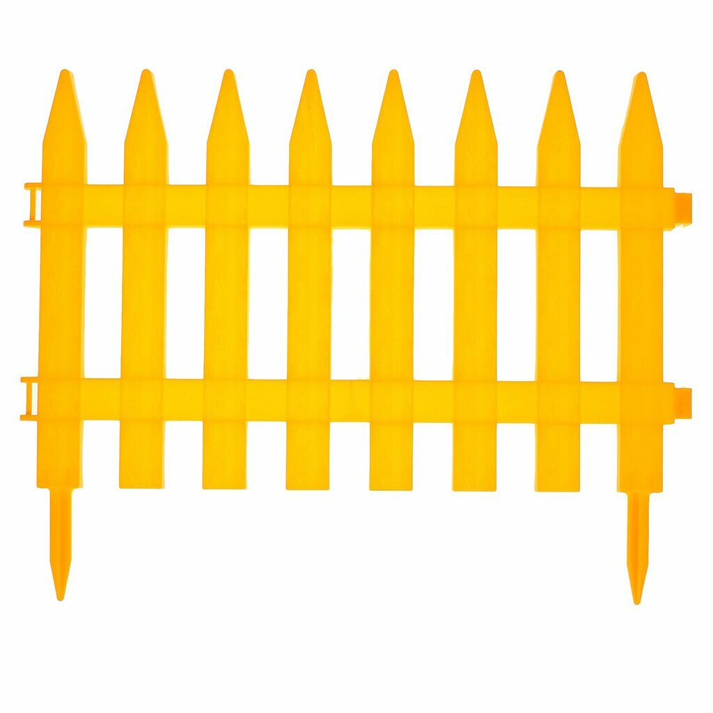 Штакетник «Частокол» 3 м цвет жёлтый Леруа Мерлен - фото №3