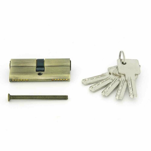 цилиндр palladium c et ab 90 45х45 мм ключ ключ античная бронза Цилиндр для замка Palladium 70 C ET ключ-ключ бронза