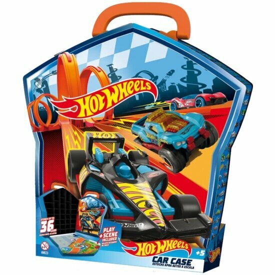 фото Портативный кейс HOT WHEELS для хранения машинок чёрный HWCC3-B