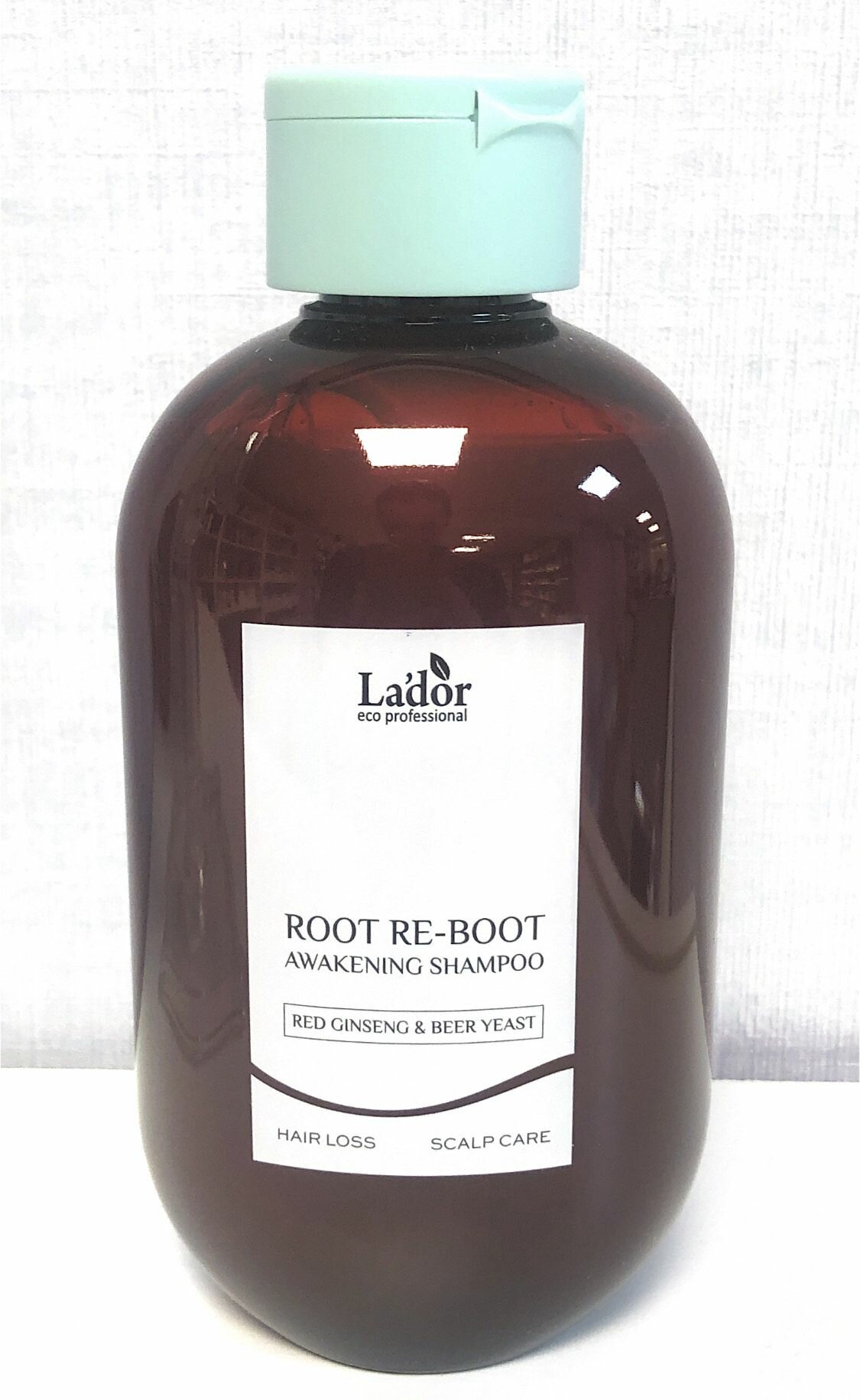 Lador Шампунь для роста волос с женьшенем и пивными дрожжами Root Re-Boot Awakening Shampo Red Ginseng & Beer Yeast