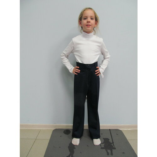 фото Брюки классики, размер 34, синий