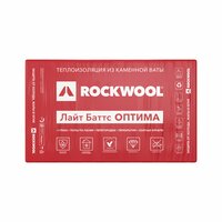 Теплоизоляция Rockwool Лайт Баттс Оптима 1000*600*50