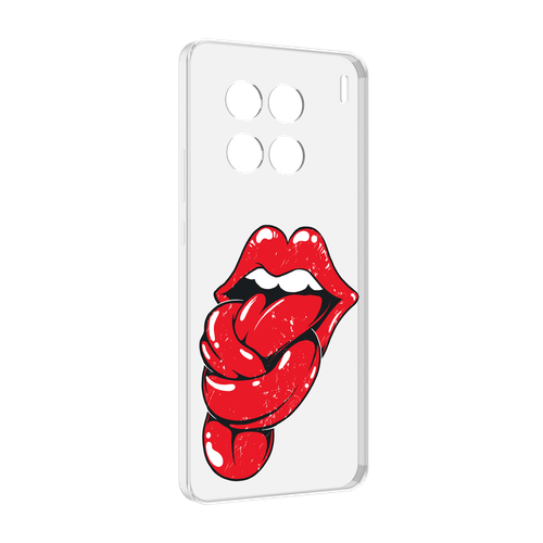Чехол MyPads яркие губы с языком для Vivo X90 Pro задняя-панель-накладка-бампер чехол mypads яркие губы с языком для vivo iqoo 10 pro задняя панель накладка бампер