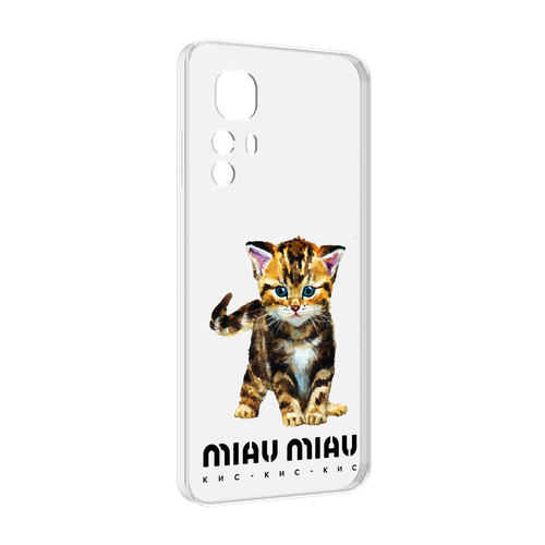 Чехол MyPads Бренд miau miau для Blackview A85 задняя-панель-накладка-бампер