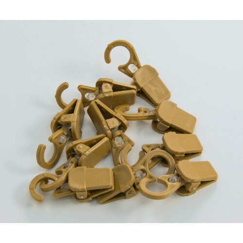 Зажим шторный Белост упаковка 10 шт. Рустик