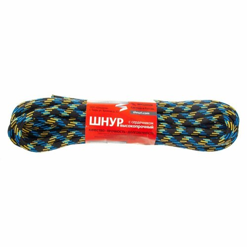 Высокопрочный плетеный шнур Tech-Krep 139914 шнур с сердечником 8мм пп 24 прядный цветной