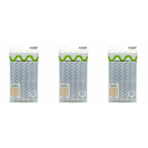 SC Мочалка для тела с плетением Сетка и полиэстеровыми нитями 