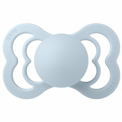 Bibs Соска-пустышка силиконовая 6-36 месяцев BIBS Supreme Silicone Baby Blue 610231