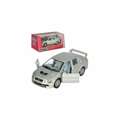 Kinsmart Модель машины Mitsubishi Lancer Evolution VII серебристый KT5052W с 3 лет коллекционная premium машинка hot wheels mitsubishi lancer evolution vi коллекция boulevard 2023 79