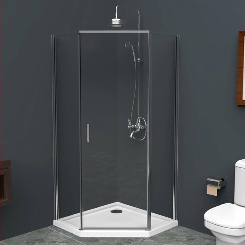 Душевой уголок BelBagno Uno-195 P 1 80 C Cr UNO-195-P-1-80-C-Cr