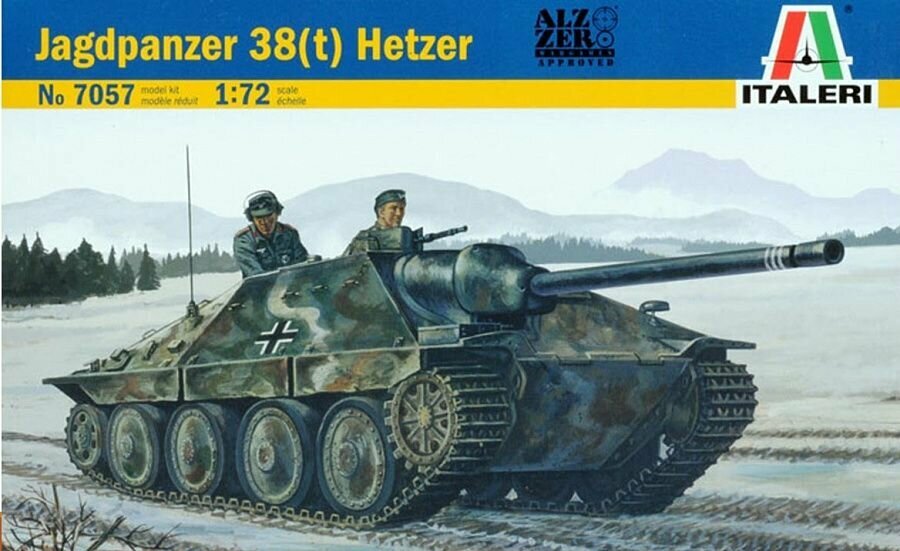 Сборная модель Italeri Танк JAGDPANZER 38(T) HETZER (7057ИТ)