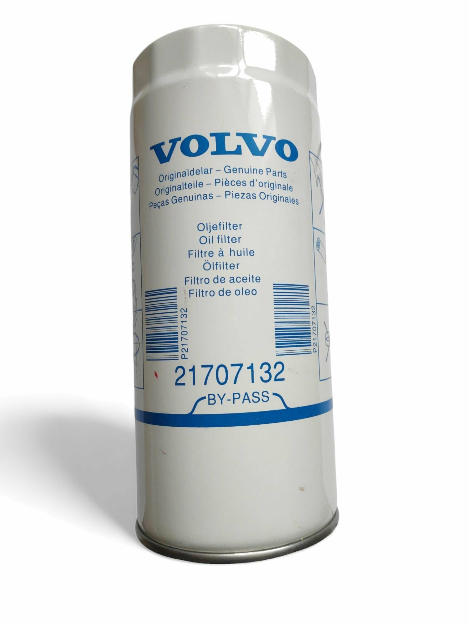 Фильтр масляный для Volvo Вольво, Renault Trucks / 21707132 / VOLVO BY-PASS