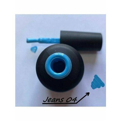 Гель лак топ jeans 04 для ногтей , для маникюра профессиональный для салона / RoMania
