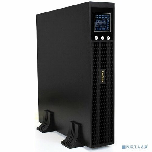 EXEGATE ИБП Exegate EX293054RUS ИБП Pure Sine Wave ExeGate SinePower UHB-3000. LCD. AVR.1SH.4C13. RJ. USB.2U <3000VA/2400W, LCD, AVR, 1*Schuko+4*C13, RJ45/11, USB, Rackmount 2U/Tower, металлический корпус, Black>