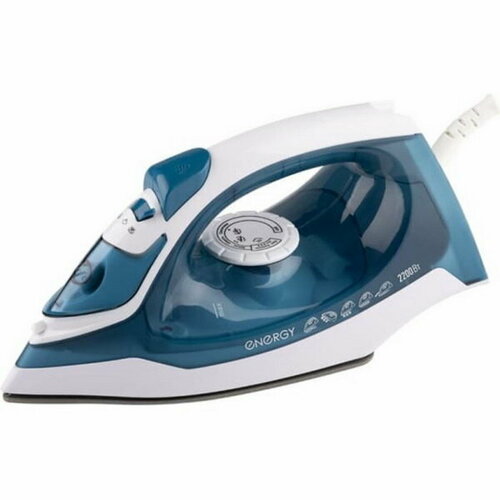 Утюг EN-352 2200 Вт керамическая подошва 200 мл бело-голубой 441700₽