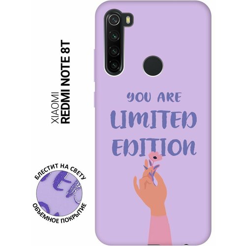 Силиконовый чехол на Xiaomi Redmi Note 8T, Сяоми Редми Ноут 8Т Silky Touch Premium с принтом Limited Edition сиреневый силиконовый чехол на xiaomi redmi note 11 сяоми редми ноут 11 silky touch premium с принтом limited edition сиреневый