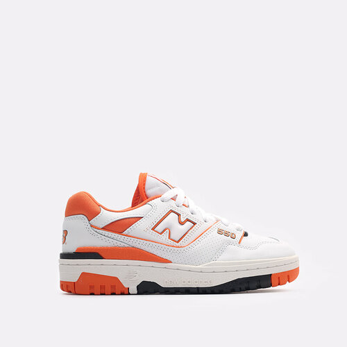фото Кроссовки new balance 550, размер 4 us, оранжевый, белый