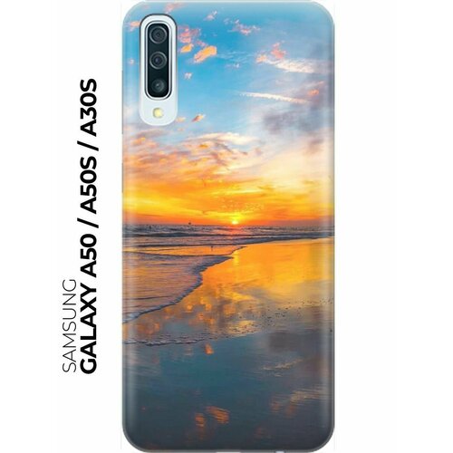 RE: PA Накладка Transparent для Samsung Galaxy A50 / A50s / A30s с принтом Закат на пляже силиконовый чехол на samsung galaxy a50 a50s a30s самсунг а50 а30 эс а50 эс с принтом разноцветные камни