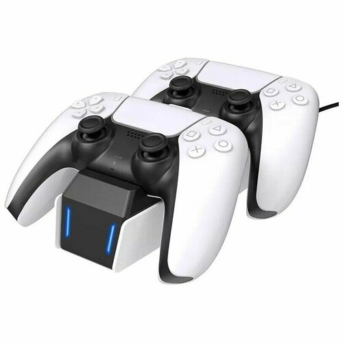 Зарядная станция для 2-х геймпадов Sony DualSense IX-PS030 GT BlackWhite чёрныйбелый 229000₽