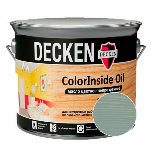 DECKEN Масло DECKEN Color Inside Oil Scandi Серый туман 2,5 л