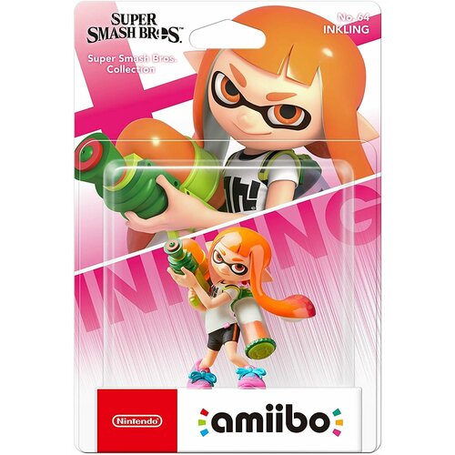Фигурка Amiibo Inkling Splatoon (Super Smash Bros №64) jcd 1pcs metal adjustable stylus pens for nintend 2ds 3ds new 2ds ll xl new 3ds xl ll for ndsl ndsi plastic stylus touch pen