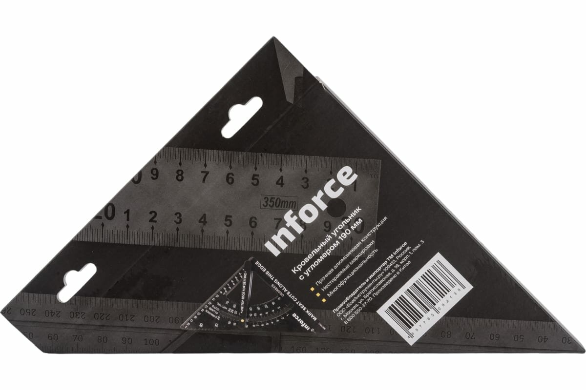 Inforce Кровельный угольник с угломером 190 мм 06-11-76