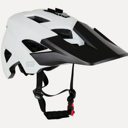 Изображение товара Шлем Stg WT-085 с фонарем, M (54-58 см), белый