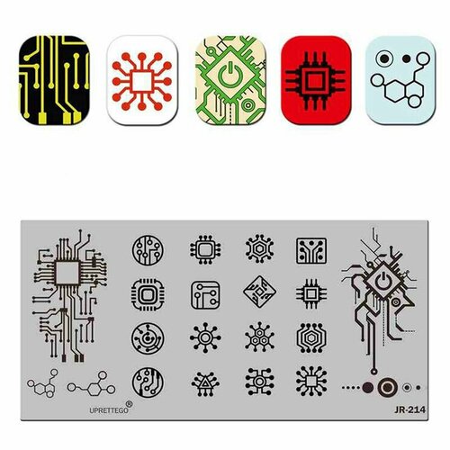 Пластина для стемпинга JR214