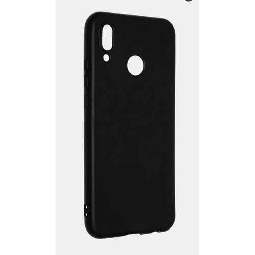 Силиконовый чехол для Huawei P20 lite , хуваей п20 лайт , черный vogue coffee boss girl soft silicone phone cover case for huawei p40 pro lite mate20 p30 p20 lite fashion luxury magazine woman