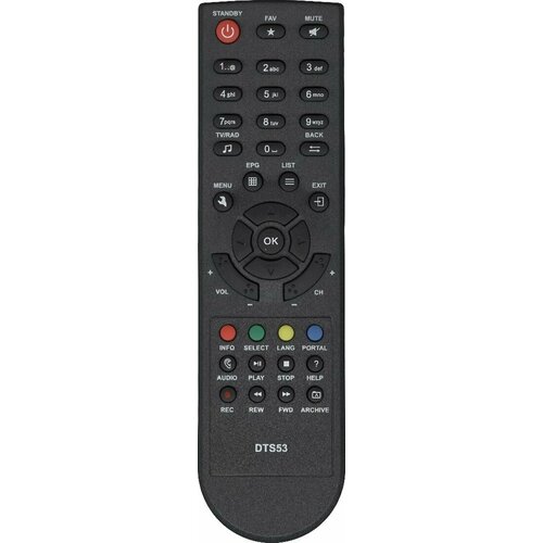 Пульт для Триколор DTS53 / DTS54 для спутникового ресивера Digital Set Top Box v88pro infrared remote control 4k hd set top box network player network set top box tv box 2 4 5g dual wifi