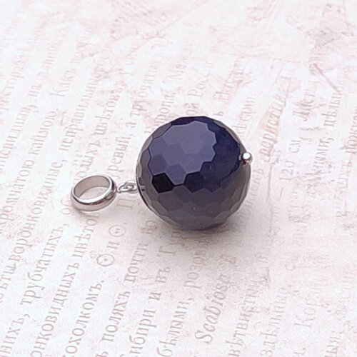 фото Подвеска, синий, серебряный нет бренда