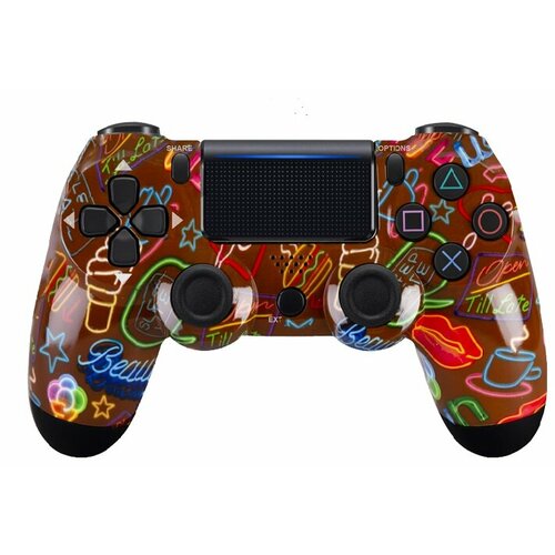 Беспроводной геймпад Vivaplus для PS4 с рисунком коричневый 179900₽