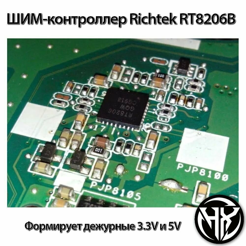 RT8206B (RT8206BGQW) ШИМ-контроллер Richtek — фото 4