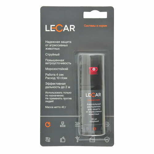 Распылитель LECAR ANTIDOG струйный 65 мл LECAR000014006